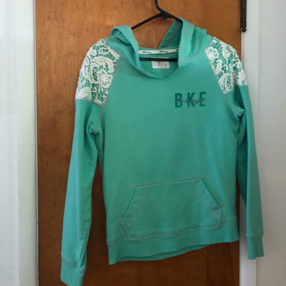 Price drop Green BKE Lace-Embroidered Sweatshirt - Picture 2 of 6
